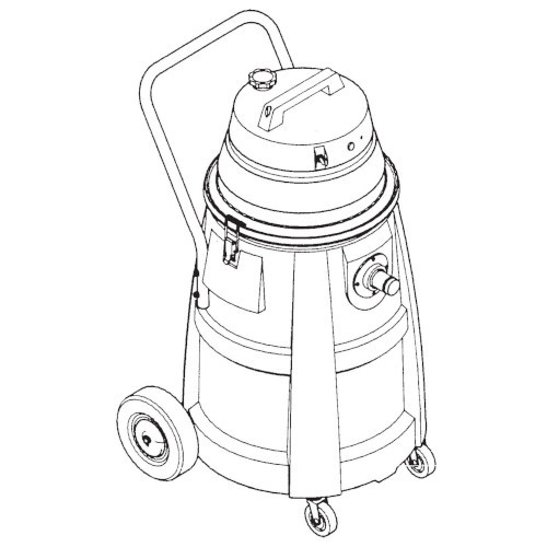 Manual Minuteman Wet-Dry Pump Out Vacuum